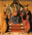 Vierge à l’Enfant Enthroné Aux Saints Renaissance Florence Domenico Ghirlandaio